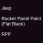 Preview: Jeep, Rocker Panel Paint (Flat Black), RPP.